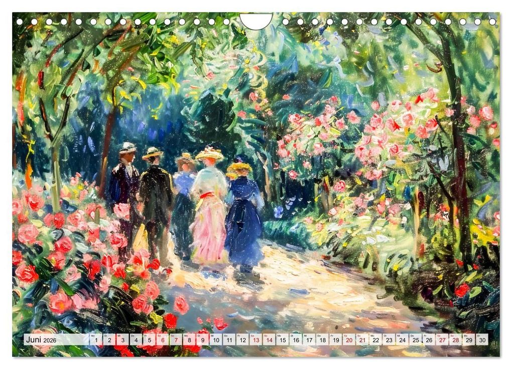 Weitere Ansicht: Gärten im Licht - Impressionistische Spaziergänge mit Blütenpracht (Wandkalender 2026 DIN A4 quer), CALVENDO Monatskalender | Anja Frost, Calvendo