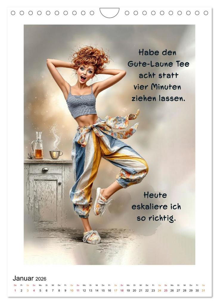 Weitere Ansicht: FRAU.PUNKT. (Wandkalender 2026 DIN A4 hoch), CALVENDO Monatskalender | Roder Roder, Calvendo, Roder