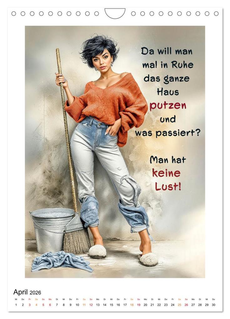 Weitere Ansicht: FRAU.PUNKT. (Wandkalender 2026 DIN A4 hoch), CALVENDO Monatskalender | Roder Roder, Calvendo, Roder