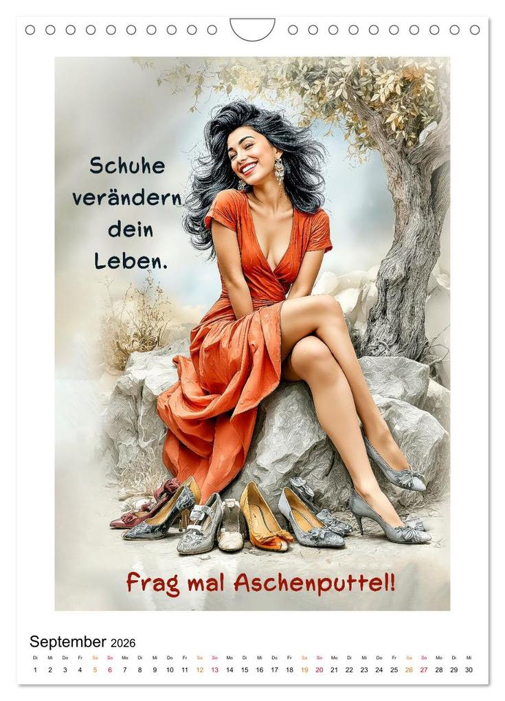 Weitere Ansicht: FRAU.PUNKT. (Wandkalender 2026 DIN A4 hoch), CALVENDO Monatskalender | Roder Roder, Calvendo, Roder