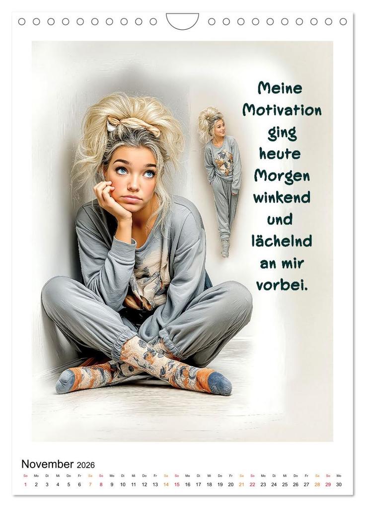 Weitere Ansicht: FRAU.PUNKT. (Wandkalender 2026 DIN A4 hoch), CALVENDO Monatskalender | Roder Roder, Calvendo, Roder