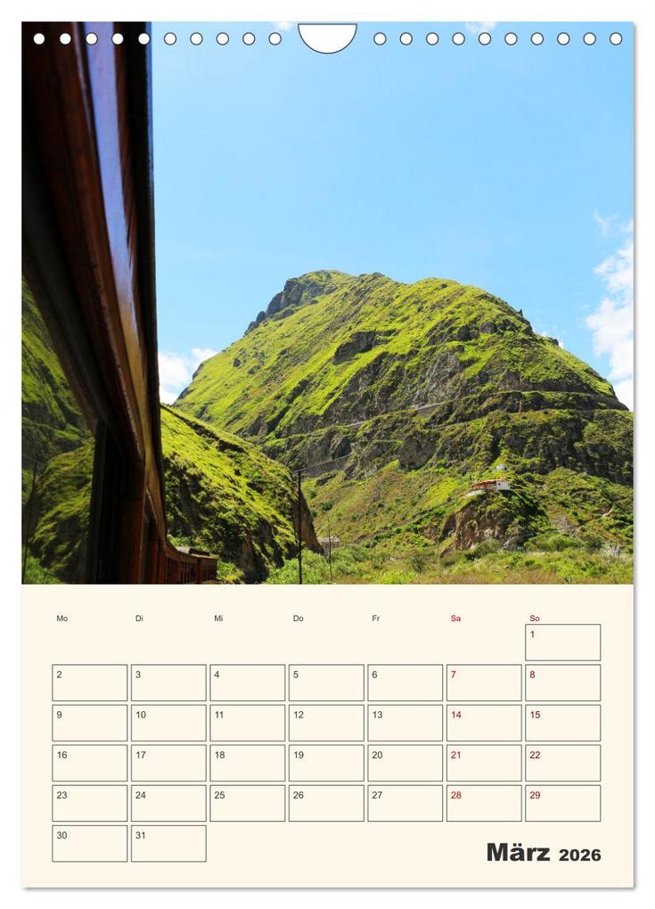 Weitere Ansicht: Ecuador - Terminplaner (Wandkalender 2026 DIN A4 hoch), CALVENDO Monatskalender | Denise Graupner, Calvendo