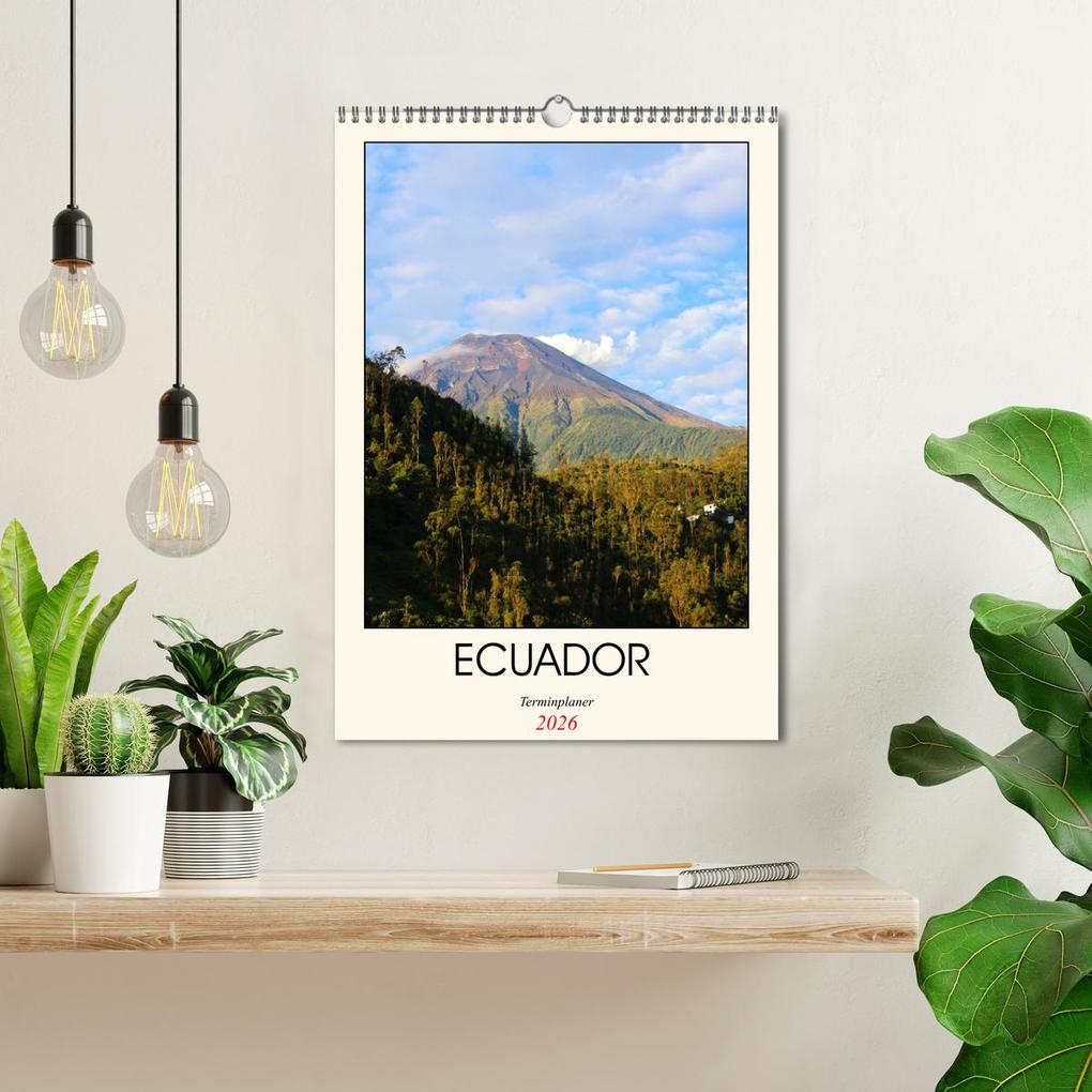 Weitere Ansicht: Ecuador - Terminplaner (Wandkalender 2026 DIN A3 hoch), CALVENDO Monatskalender | Denise Graupner, Calvendo