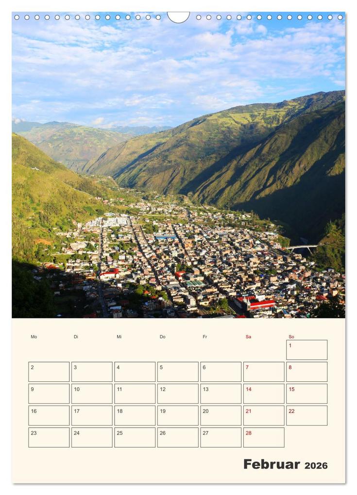 Weitere Ansicht: Ecuador - Terminplaner (Wandkalender 2026 DIN A3 hoch), CALVENDO Monatskalender | Denise Graupner, Calvendo