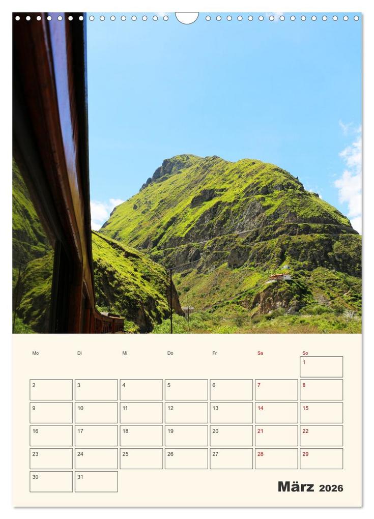 Weitere Ansicht: Ecuador - Terminplaner (Wandkalender 2026 DIN A3 hoch), CALVENDO Monatskalender | Denise Graupner, Calvendo