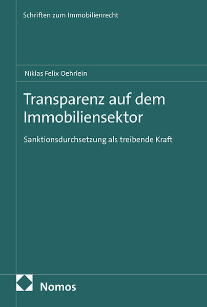 Produktbild: Transparenz auf dem Immobiliensektor | Niklas Felix Oehrlein