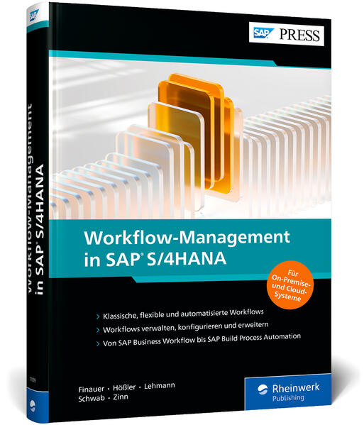 Produktbild: Workflow-Management in SAP S/4HANA | Florian Finauer, Steve Hößler, Marc Lehmann, Lukas Schwab, Wladimir Zinn