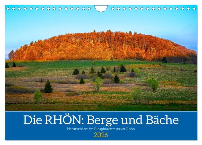 Produktbild: Die RHÖN: Faszinierende Berge und lebendige Bäche (Wandkalender 2026 DIN A4 quer), CALVENDO Monatskalender | Manfred Hempe, Calvendo