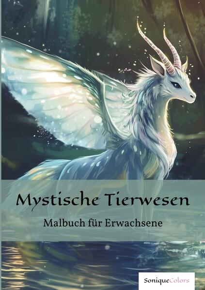 Produktbild: Mystische Tierwesen - Malbuch für Erwachsene | SoniqueColors