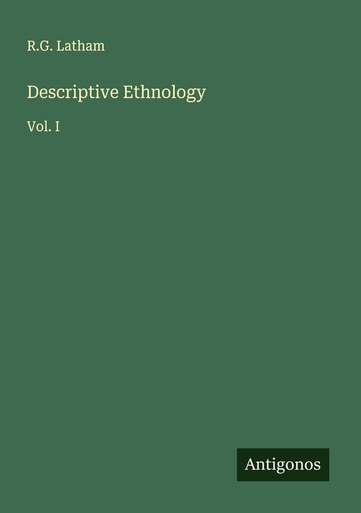 Produktbild: Descriptive Ethnology | R. G. Latham