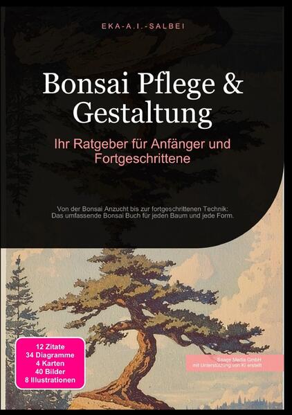 Produktbild: Bonsai Pflege & Gestaltung: Ihr Ratgeber für Anfänger und Fortgeschrittene | Eka A.I. Salbei