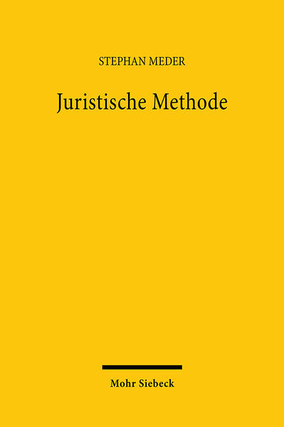 Produktbild: Juristische Methode | Stephan Meder