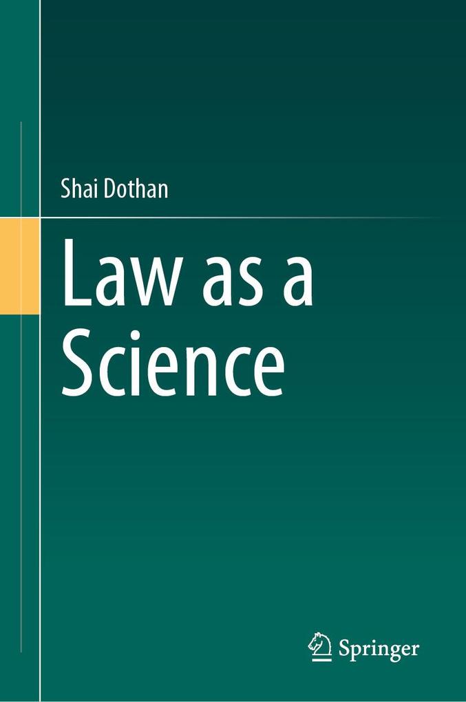 Produktbild: Law as a Science | Shai Dothan
