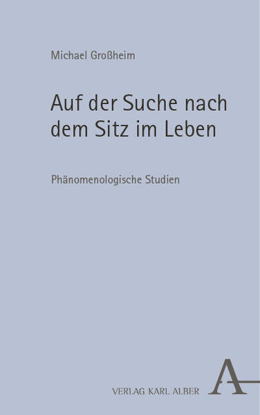 Produktbild: Auf der Suche nach dem Sitz im Leben | Michael Großheim