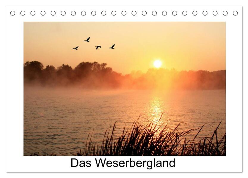 Produktbild: Das Weserbergland (Tischkalender 2026 DIN A5 quer), CALVENDO Monatskalender | Thomas Fietzek, Calvendo
