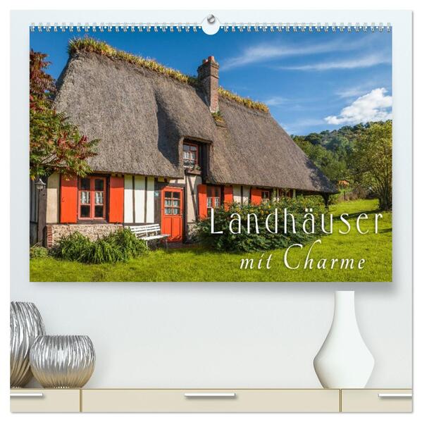 Produktbild: Landhäuser mit Charme (hochwertiger Premium Wandkalender 2026 DIN A2 quer), Kunstdruck in Hochglanz | Christian Müringer, Calvendo