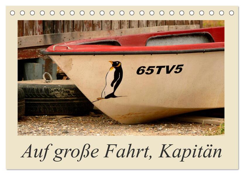 Produktbild: Auf große Fahrt, Kapitän (Tischkalender 2026 DIN A5 quer), CALVENDO Monatskalender | Lucy M. Laube, Calvendo