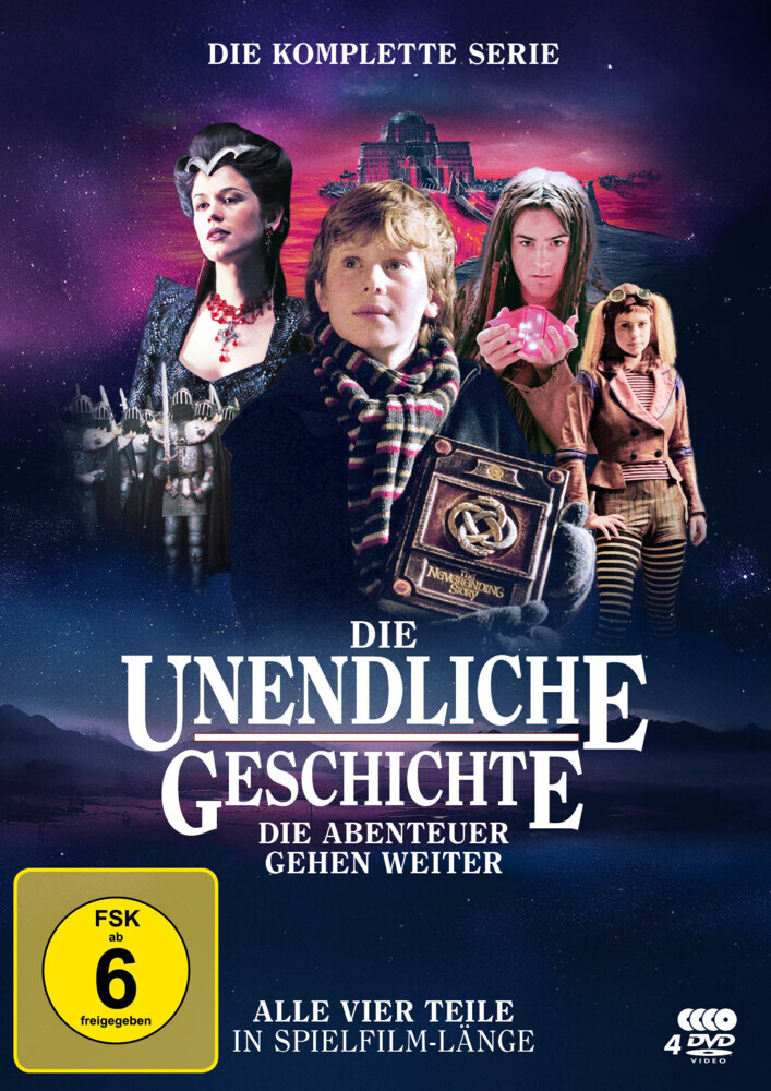Produktbild: Die unendliche Geschichte - Die Abenteuer gehen weiter (Miniserie) (4 DVDs) | Michael Ende, David Preston, Leila Basen, Karin Howard