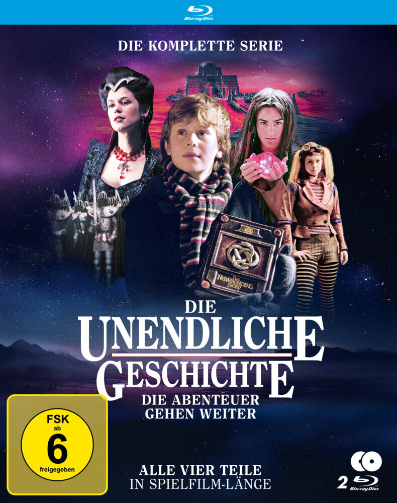 Produktbild: Die unendliche Geschichte - Die Abenteuer gehen weiter (Miniserie) (2 Blu-rays) | Michael Ende, David Preston, Leila Basen, Karin Howard