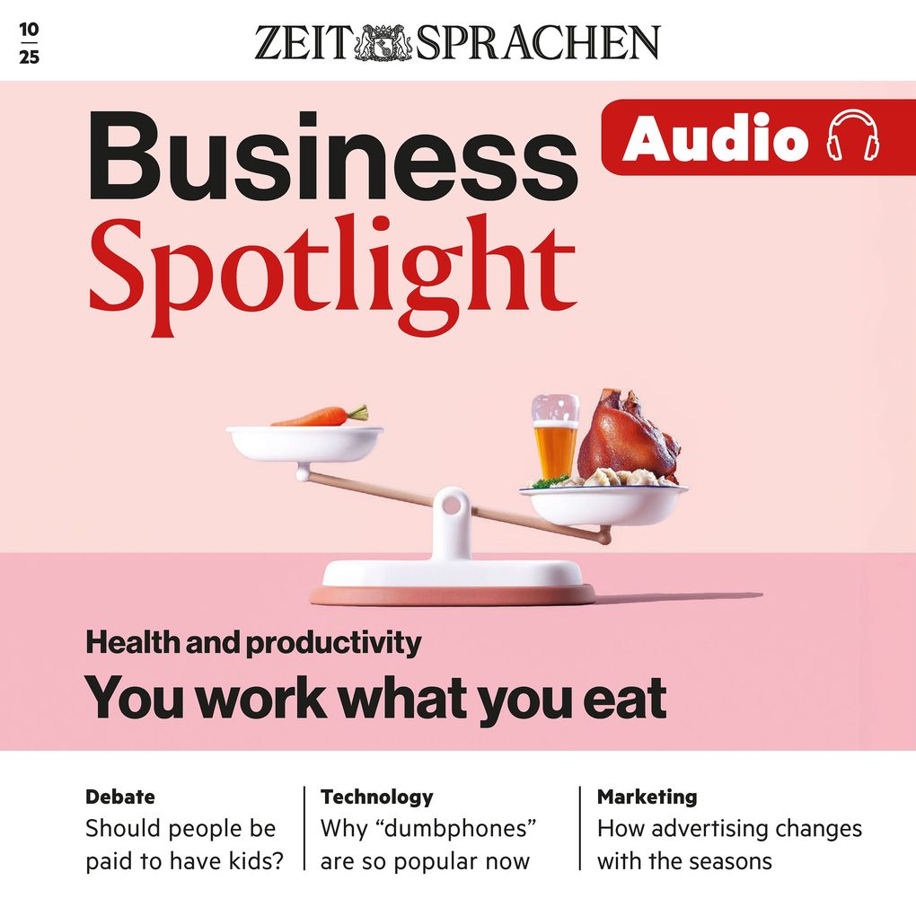 Produktbild: Business Englisch lernen Audio Health and productivity | Melita Cameron-Wood