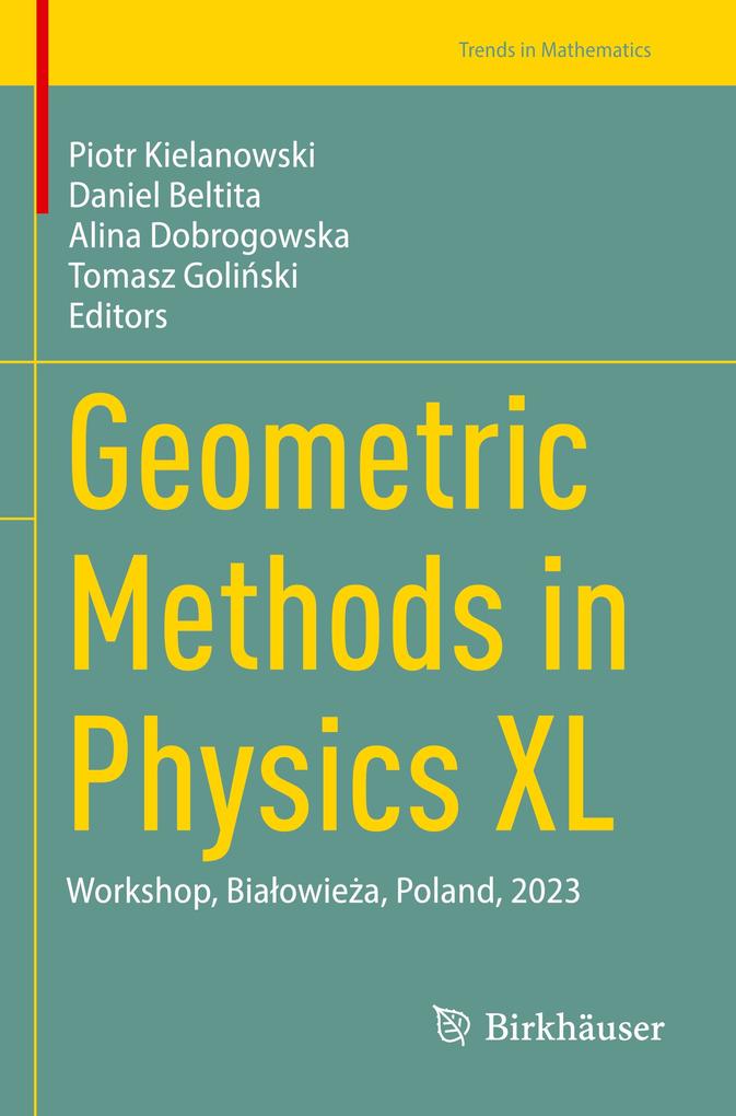 Produktbild: Geometric Methods in Physics XL