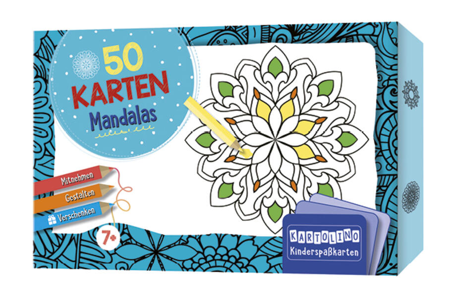Produktbild: 50 Karten zum Ausmalen - Mandalas