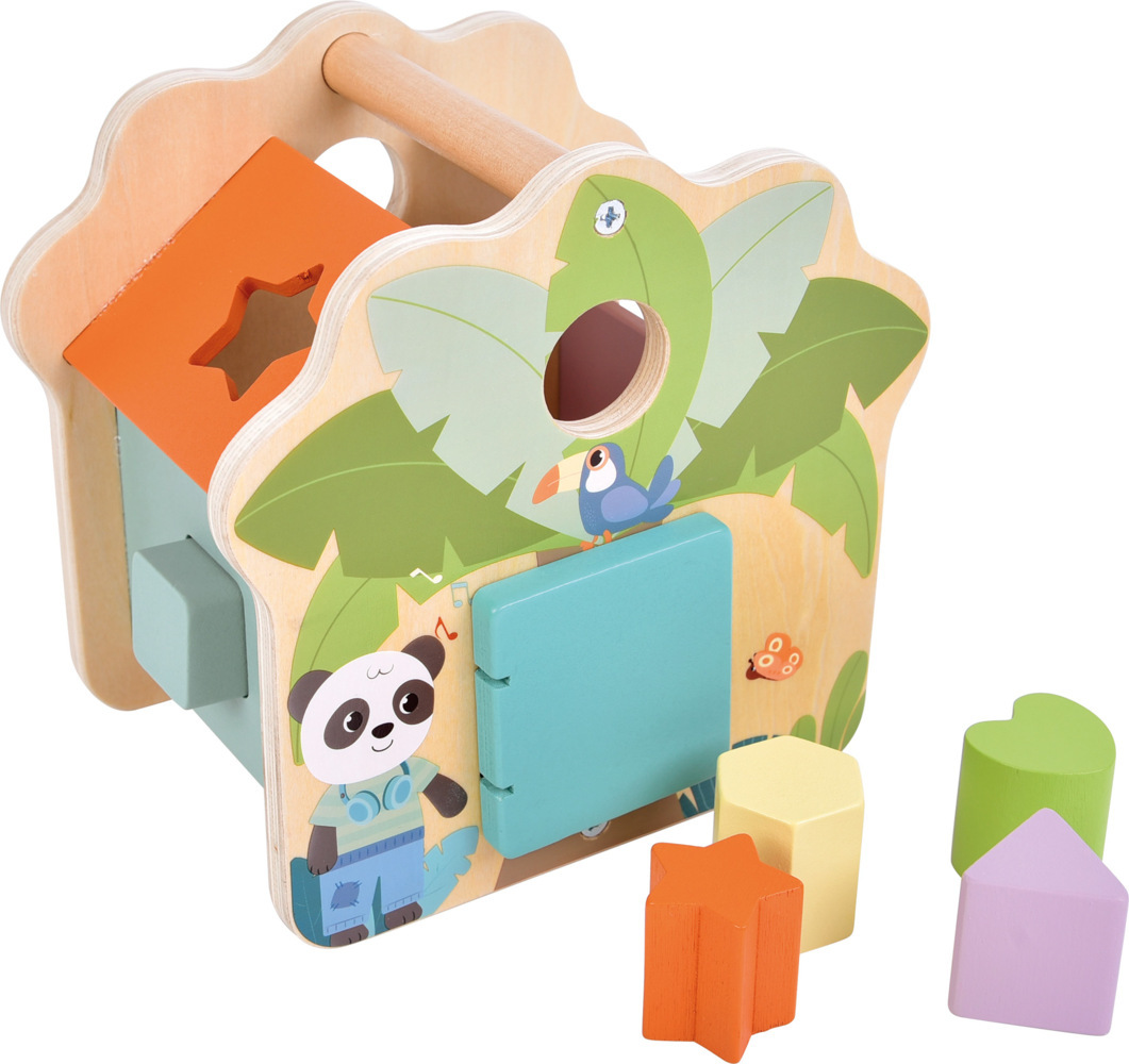 Produktbild: Steckwürfel Haus "Jungle Friends"