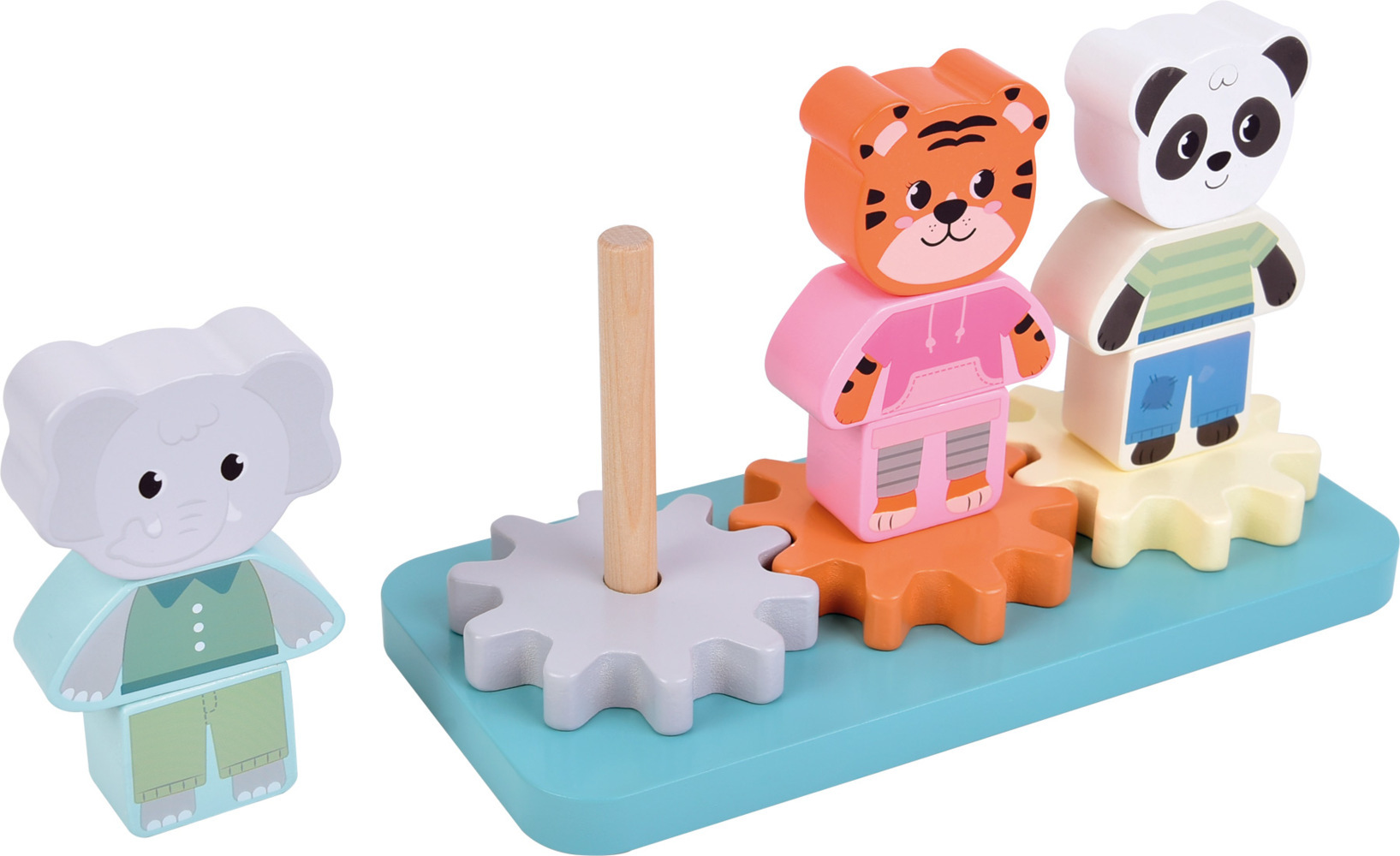 Produktbild: Stapelspiel mit Zahnrad "Jungle Friends"