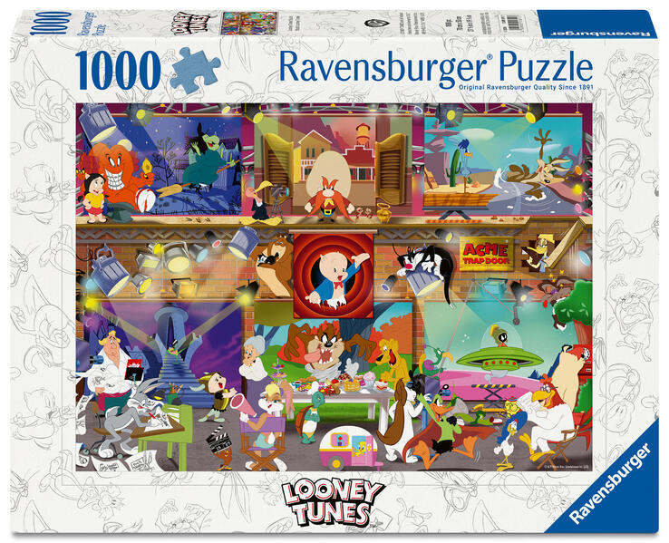 Produktbild: Erwachsenenpuzzle 1000 Teile - Looney Tunes Studio
