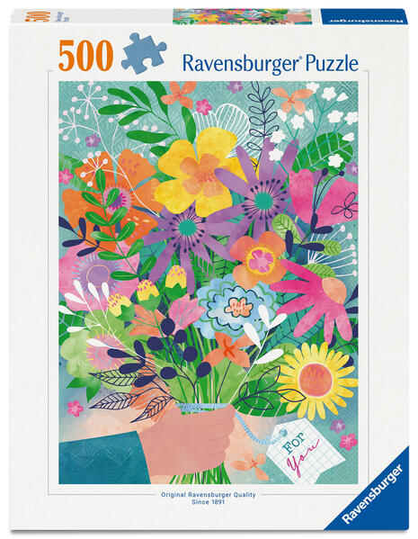 Produktbild: Erwachsenenpuzzle 500 Teile - Blumen für dich