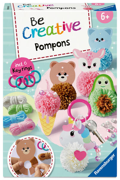 Produktbild: BeCreative Midi - Pompons Kawaii