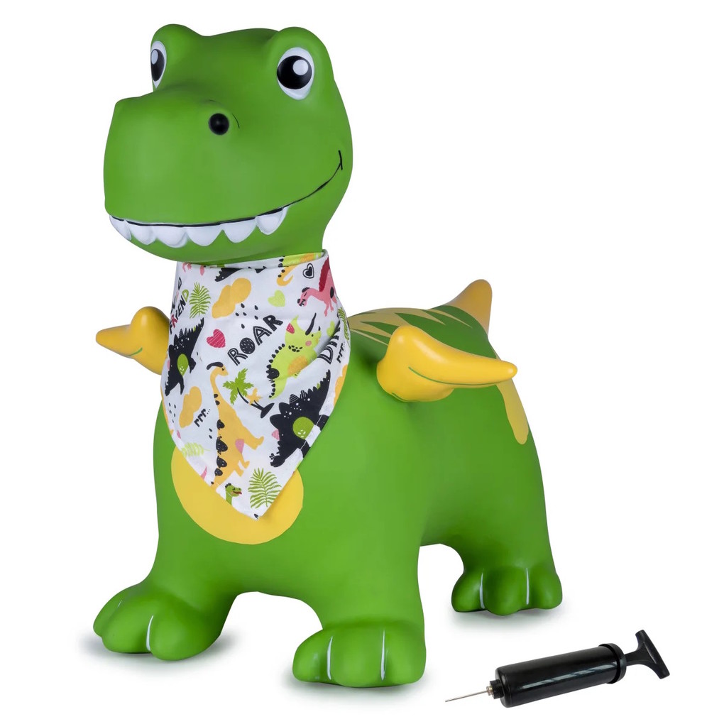 Weitere Ansicht: Jamara - Hüpftier Dino mit Flügel HoppyDoo grün mit Pumpe