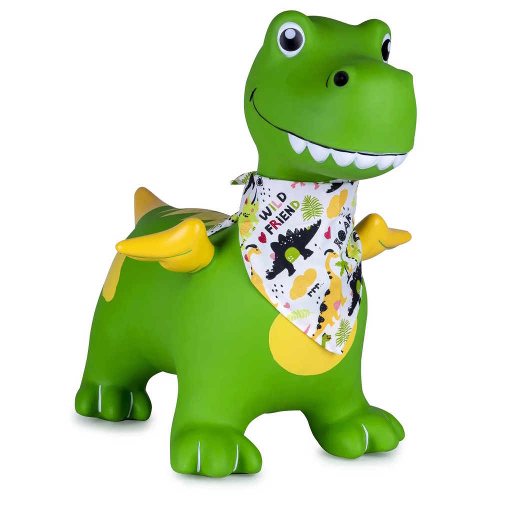 Weitere Ansicht: Jamara - Hüpftier Dino mit Flügel HoppyDoo grün mit Pumpe