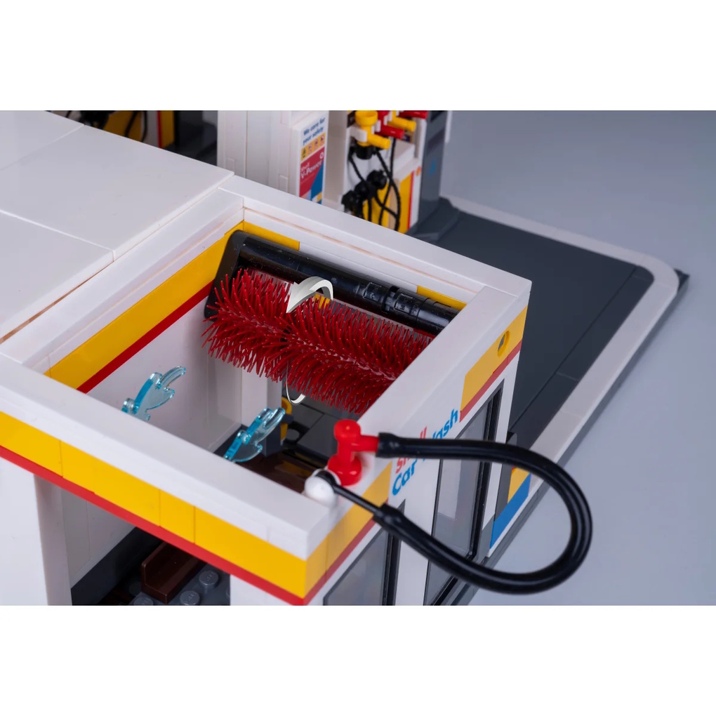 Weitere Ansicht: CaDA - Shell Tankstelle mit Shop und Waschanlage 1:30 Bricks