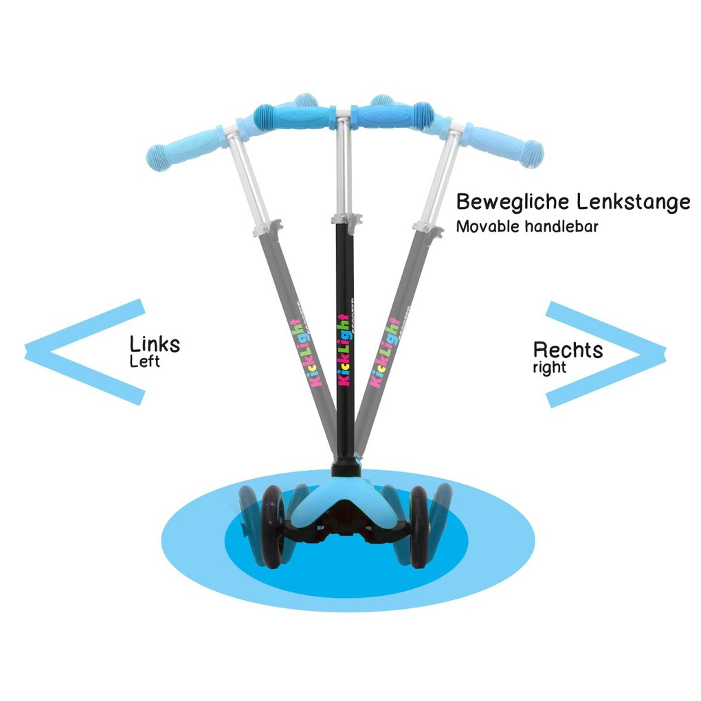 Weitere Ansicht: Jamara - KickLight Scooter blau