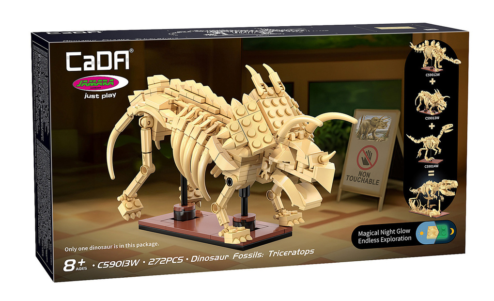 Weitere Ansicht: CaDA Dinosaurier Fossil Triceratops Bricks