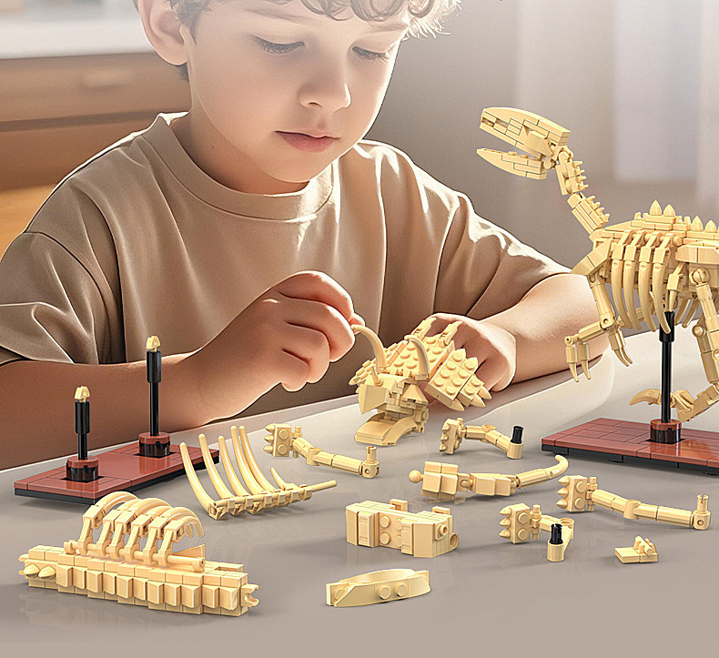 Weitere Ansicht: CaDA Dinosaurier Fossil Triceratops Bricks