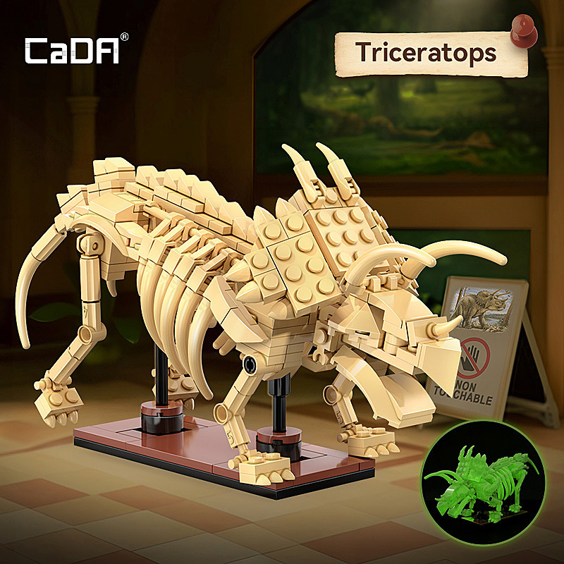 Weitere Ansicht: CaDA Dinosaurier Fossil Triceratops Bricks