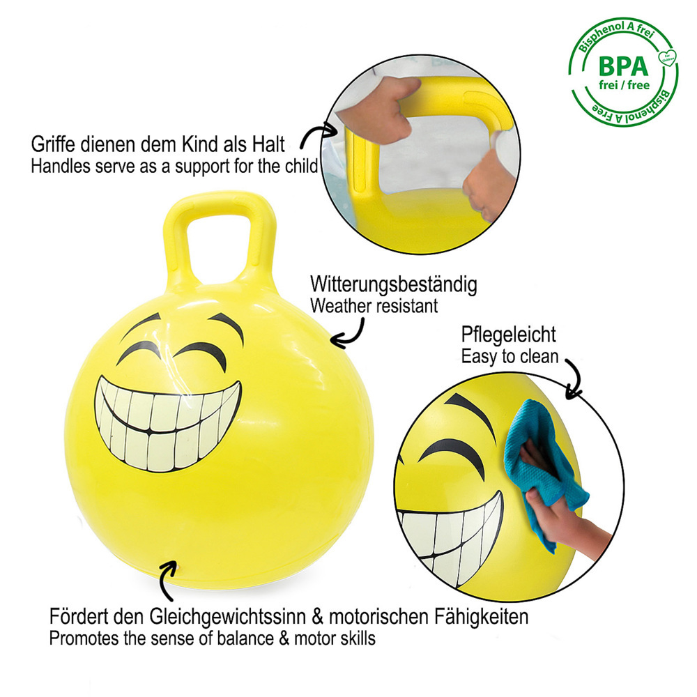 Weitere Ansicht: Jamara - Hüpfball Smile gelb 450mm