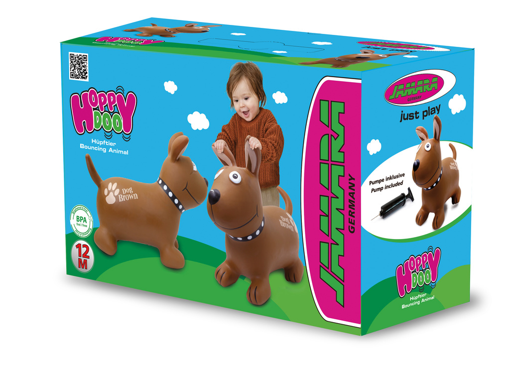 Weitere Ansicht: Jamara - Hüpftier Dog Brown mit Pumpe