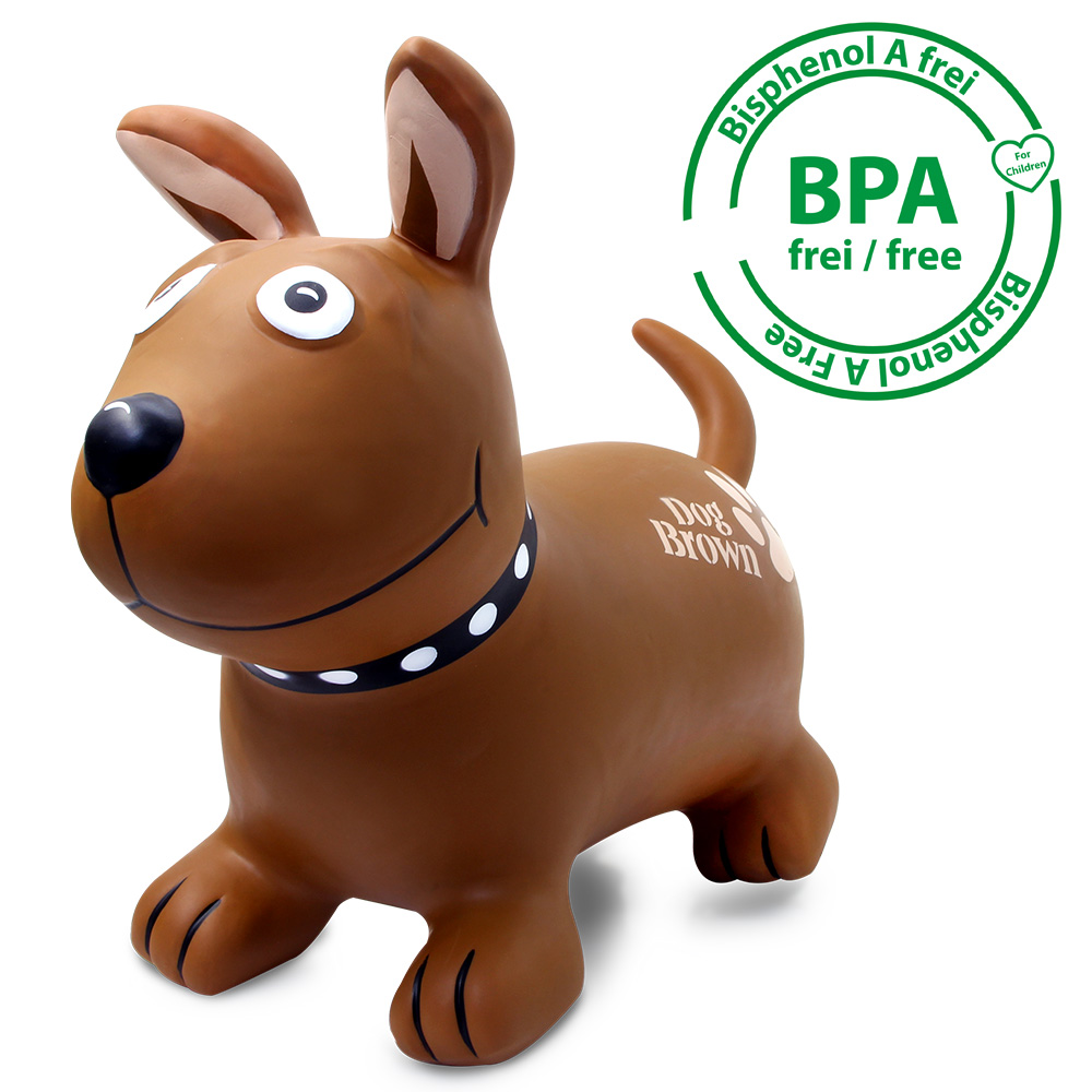Weitere Ansicht: Jamara - Hüpftier Dog Brown mit Pumpe