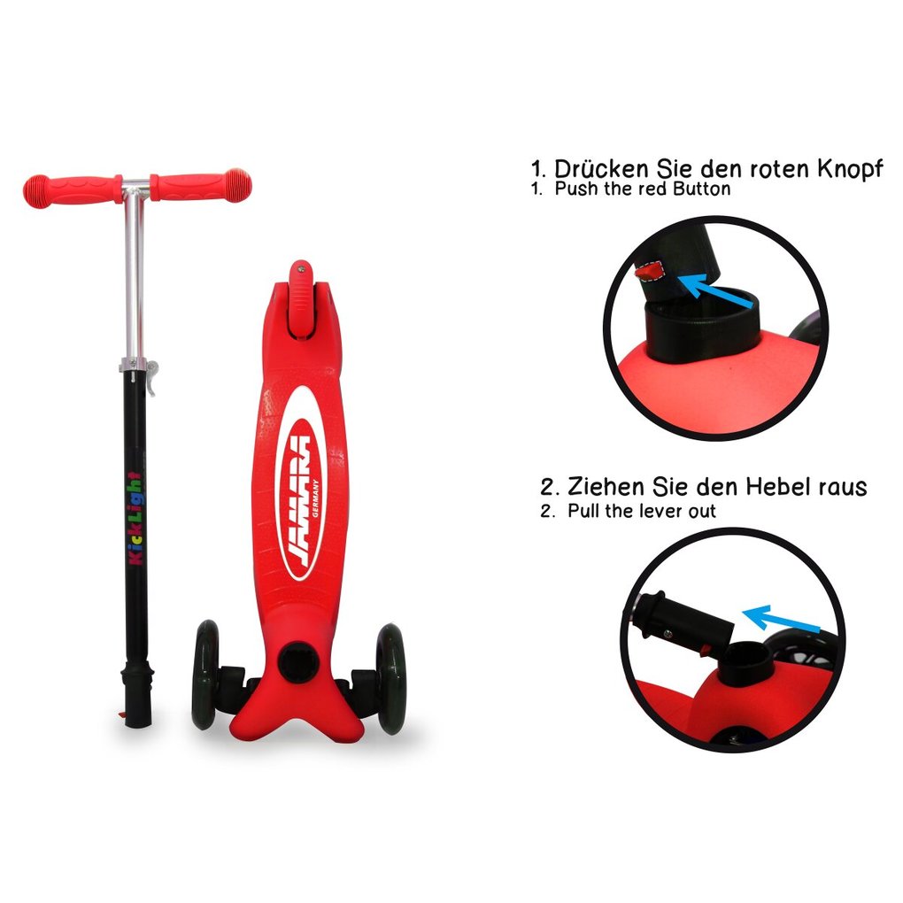 Weitere Ansicht: Jamara - KickLight Scooter rot