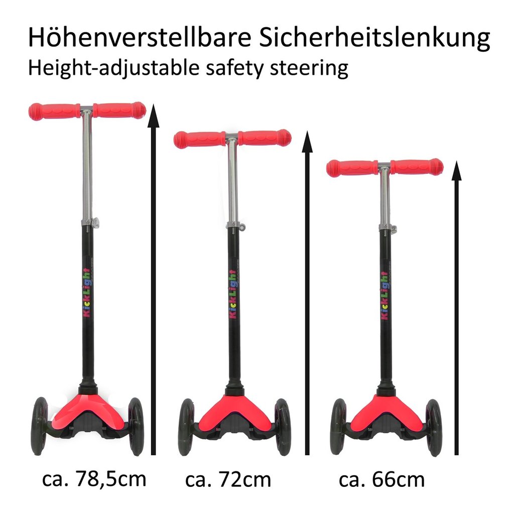 Weitere Ansicht: Jamara - KickLight Scooter rot
