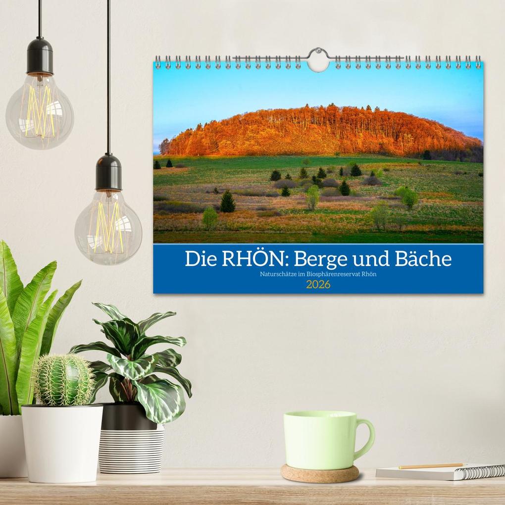 Weitere Ansicht: Die RHÖN: Faszinierende Berge und lebendige Bäche (Wandkalender 2026 DIN A4 quer), CALVENDO Monatskalender | Manfred Hempe, Calvendo