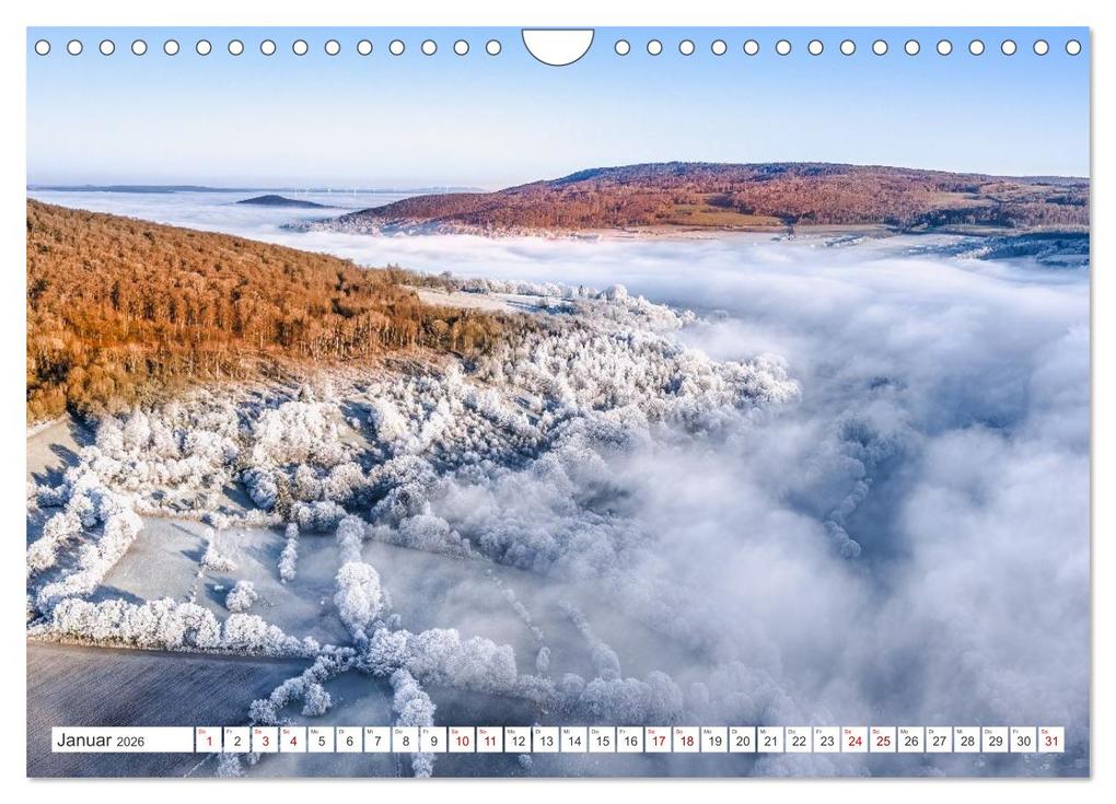 Weitere Ansicht: Die RHÖN: Faszinierende Berge und lebendige Bäche (Wandkalender 2026 DIN A4 quer), CALVENDO Monatskalender | Manfred Hempe, Calvendo