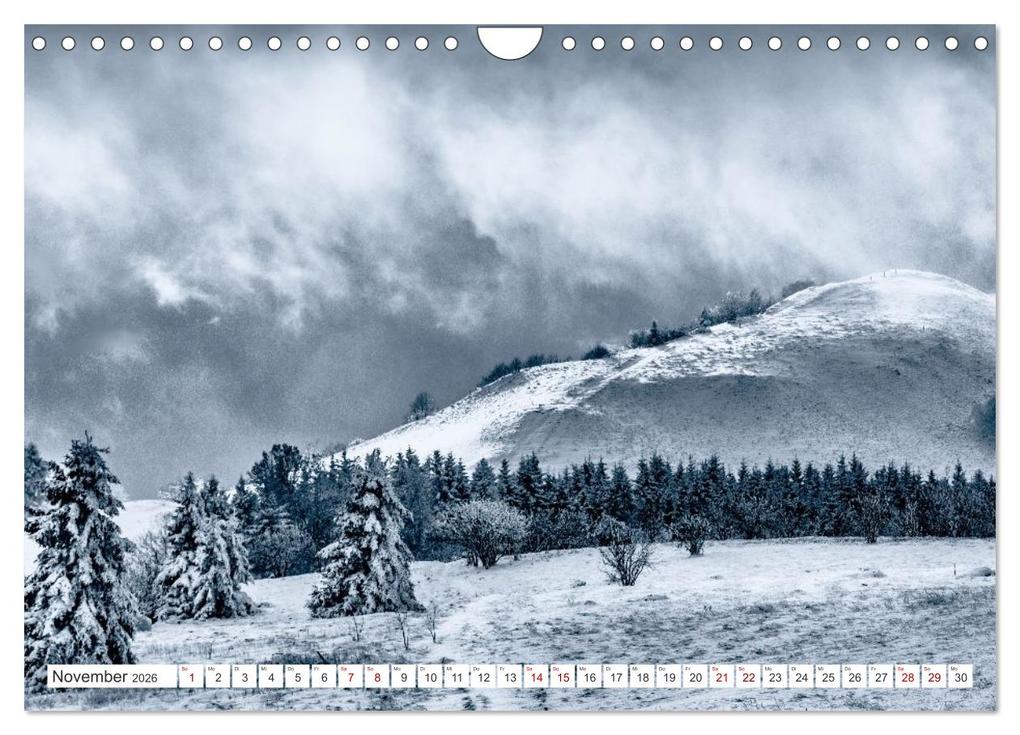 Weitere Ansicht: Die RHÖN: Faszinierende Berge und lebendige Bäche (Wandkalender 2026 DIN A4 quer), CALVENDO Monatskalender | Manfred Hempe, Calvendo
