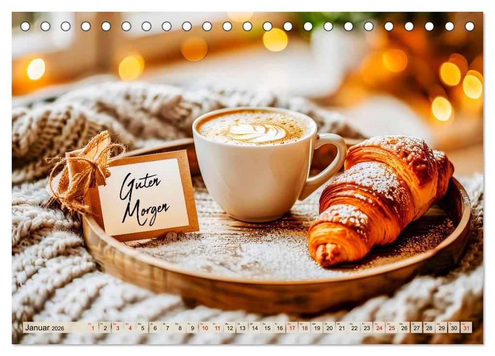 Weitere Ansicht: Cappuccino, Latte und mehr - Der große Kaffeekalender (Tischkalender 2026 DIN A5 quer), CALVENDO Monatskalender | Anja Frost, Calvendo