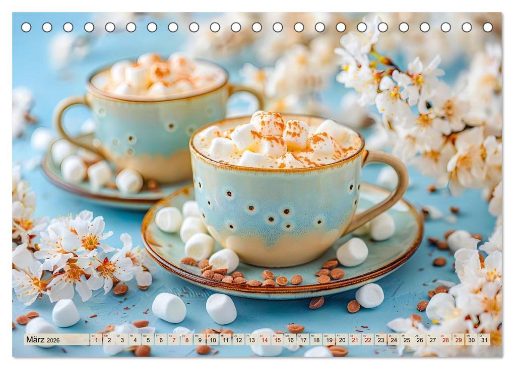 Weitere Ansicht: Cappuccino, Latte und mehr - Der große Kaffeekalender (Tischkalender 2026 DIN A5 quer), CALVENDO Monatskalender | Anja Frost, Calvendo