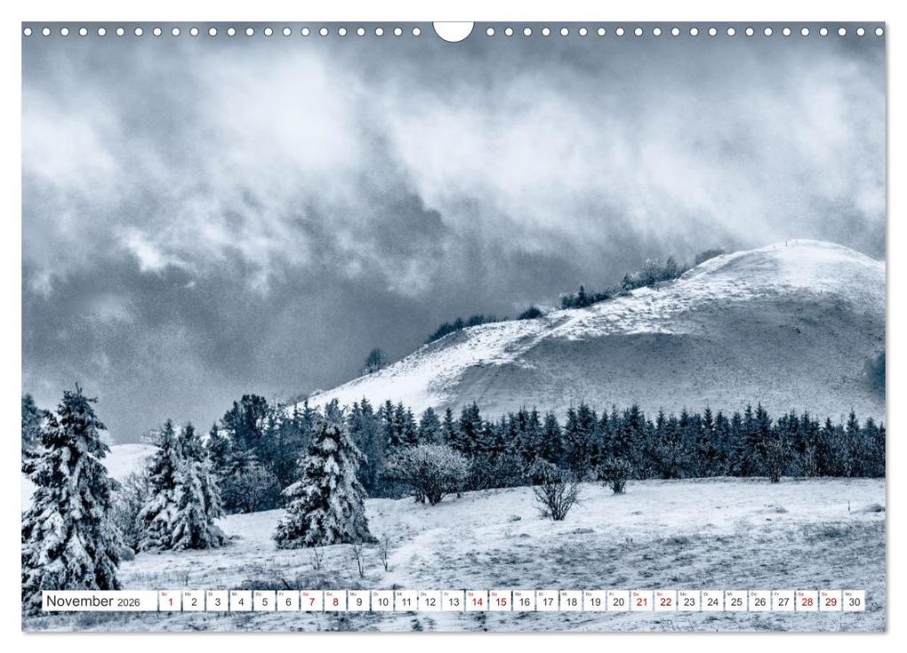 Weitere Ansicht: Die RHÖN: Faszinierende Berge und lebendige Bäche (Wandkalender 2026 DIN A3 quer), CALVENDO Monatskalender | Manfred Hempe, Calvendo
