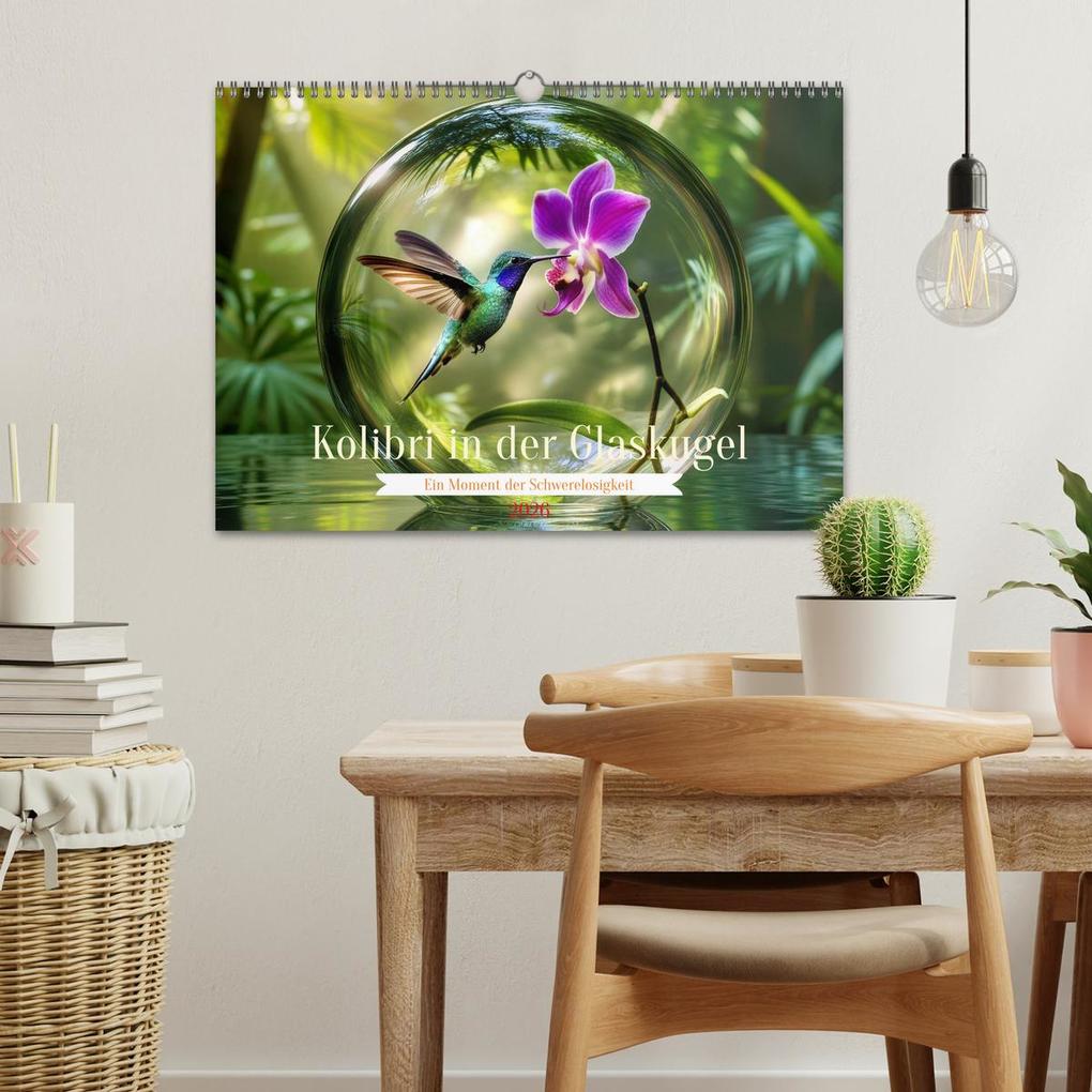 Weitere Ansicht: Kolibri in der Glaskugel (Wandkalender 2026 DIN A3 quer), CALVENDO Monatskalender | Torsten Irmer, Calvendo